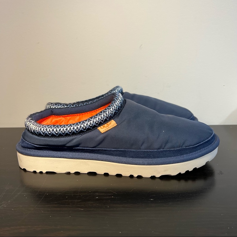 UGG Australia Tasman Navy Slipper Mens Size 10 Shoes 1102429 Bomber Nylon